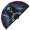 Grim Reaper Bamboo Hand Fan