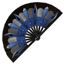 Kitana Cosplay Weapon Halloween Costume Bamboo Hand Fan