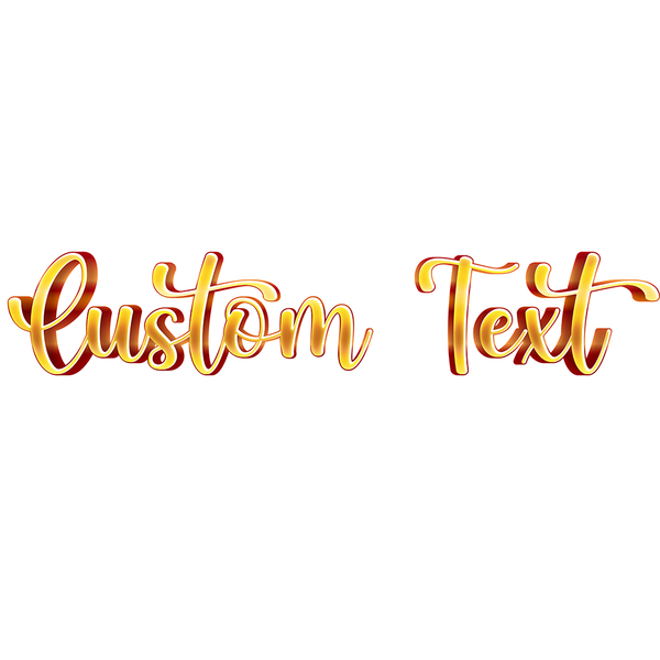 Romeo Gold Text Style | Create Your Own - Custom text shirts, totes, bags and accessories