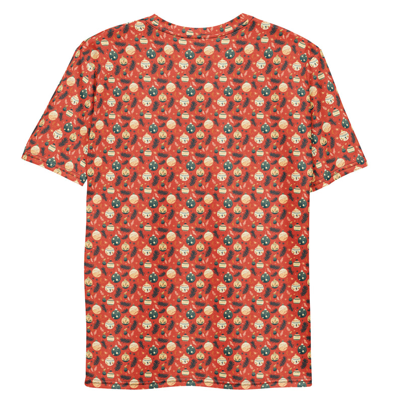 Cute Christmas Balls Pattern 1 - Over-all print t-shirt