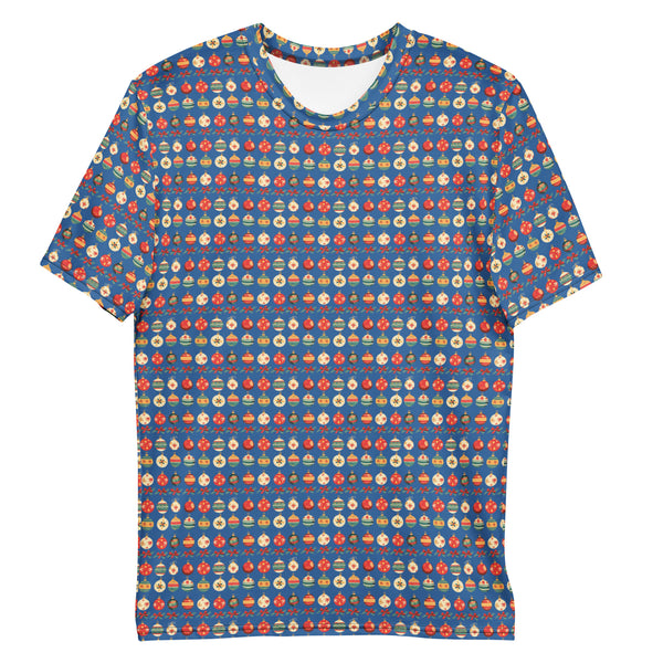 Cute Christmas Balls Pattern 2 Decor - Over-all print t-shirt