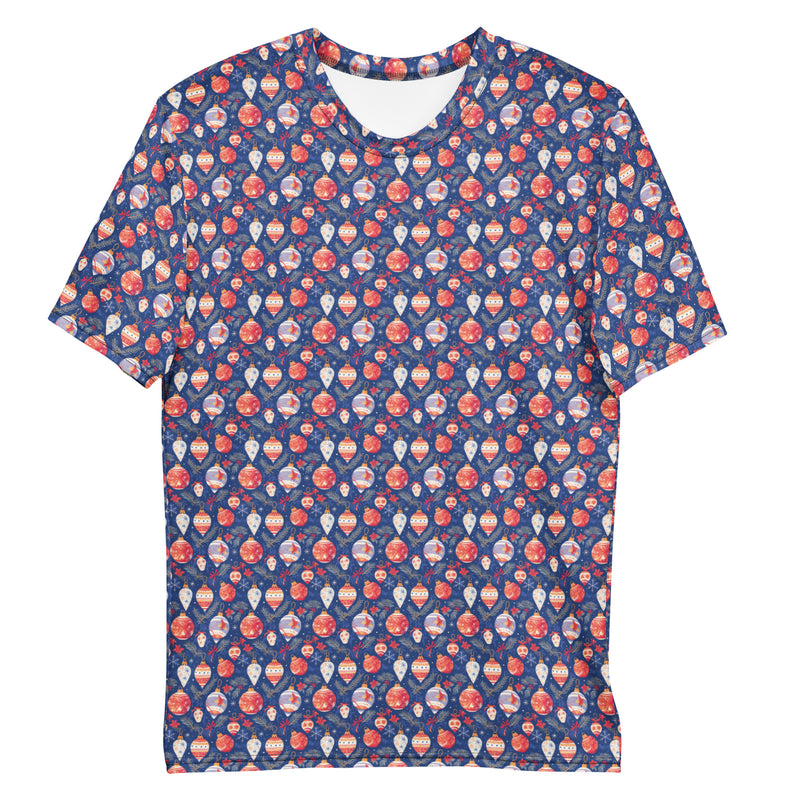 Cute Christmas Balls Pattern 3 - Over-all print t-shirt