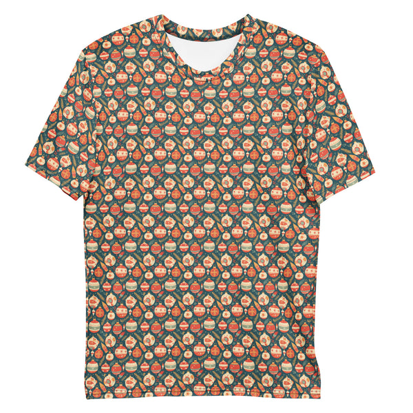 Cute Christmas Balls Pattern 4 - Over-all Print t-shirt