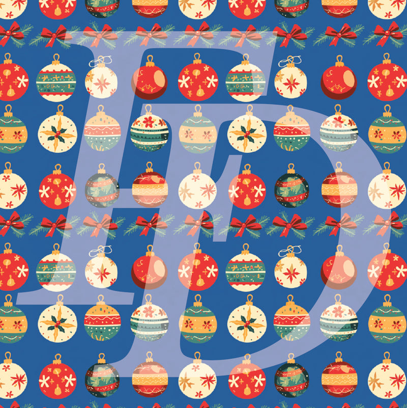 Cute Christmas Balls Pattern 2 Decor - Over-all print t-shirt