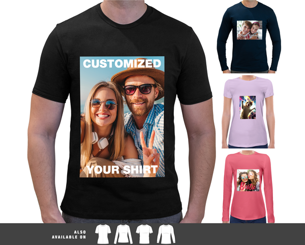 Custom Image Unisex Shirt | Short Sleeves | Long Sleeves For Men and Women