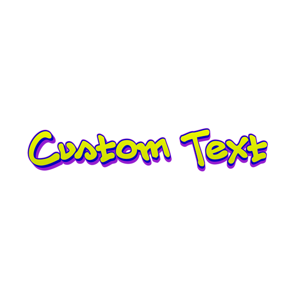 Graffiti Rules Text Style | Create Your Own - Custom text shirts, totes, bags and accessories