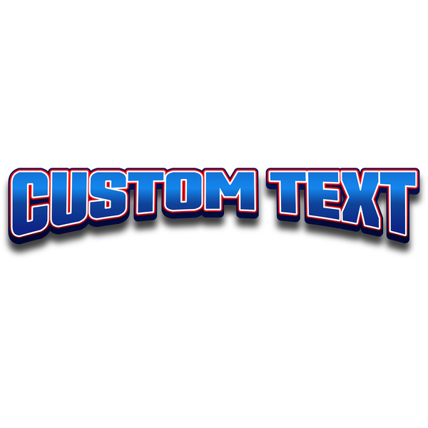 League Text Style | Create Your Own - Custom text shirts, totes, bags and accessories