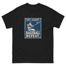 Retro Eat sleep baseball repeat 3 - Unisex classic tee