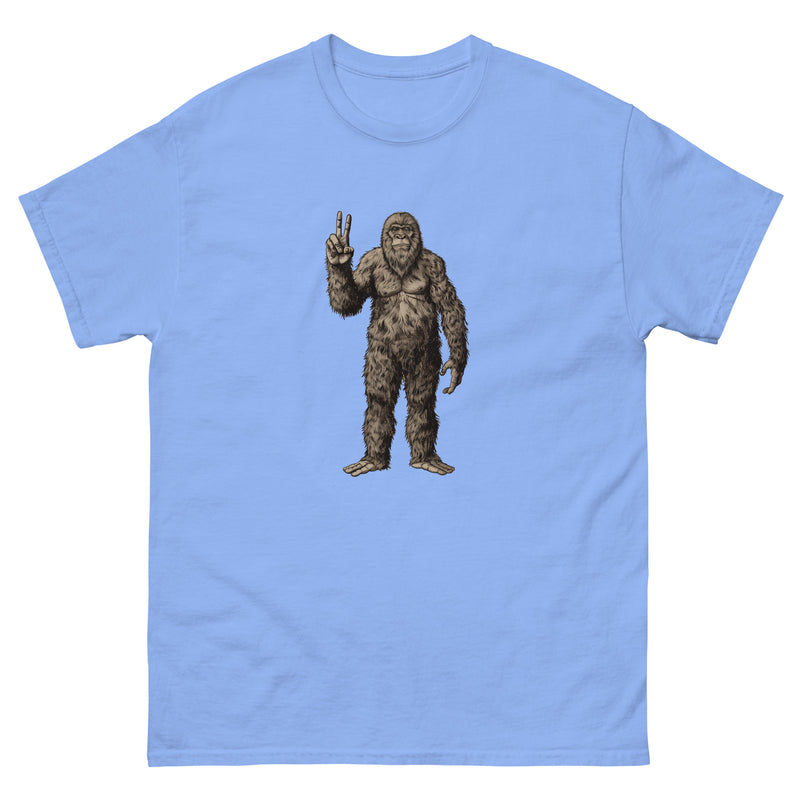 Retro Bigfoot Peace Sign 3 | Unisex classic tee