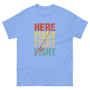 Vintage Here Fishy Fishy Fishy | Unisex short sleeve t-shirt