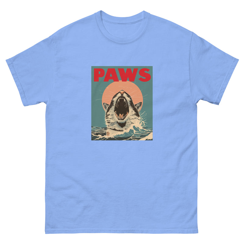 Funny Vintage Paws Cat 2 Jaws - Unisex classic tee