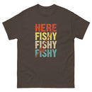 Vintage Here Fishy Fishy Fishy | Unisex short sleeve t-shirt
