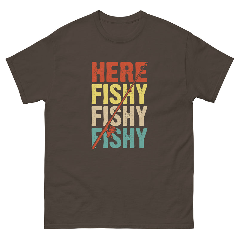 Vintage Here Fishy Fishy Fishy | Unisex classic tee