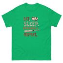 Retro Vintage Eat sleep baseball repeat 9 - Unisex classic tee