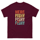 Vintage Here Fishy Fishy Fishy | Unisex short sleeve t-shirt