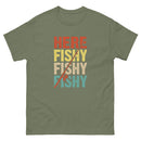 Vintage Here Fishy Fishy Fishy | Unisex short sleeve t-shirt