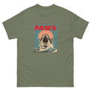 Funny Vintage Paws Cat 2 Jaws - Unisex classic tee