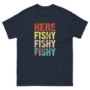 Vintage Here Fishy Fishy Fishy | Unisex short sleeve t-shirt