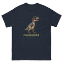 Retro Papasaurus 3 With Necktie - Unisex classic tee