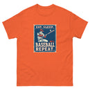 Retro Eat sleep baseball repeat 3 - Unisex classic tee