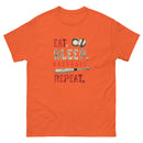 Retro Vintage Eat sleep baseball repeat 9 - Unisex classic tee