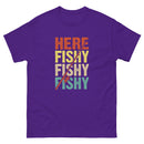 Vintage Here Fishy Fishy Fishy | Unisex short sleeve t-shirt