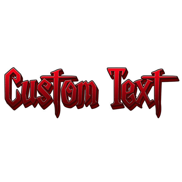 Monster Text Style | Create Your Own - Custom text shirts, totes, bags and accessories