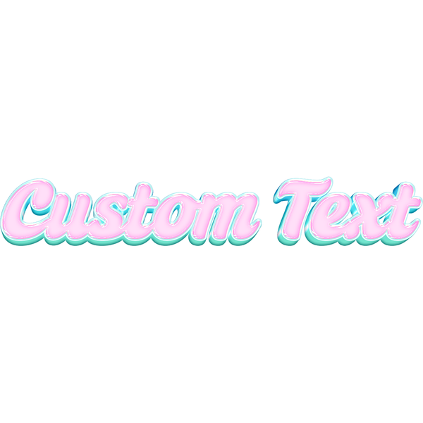 Pastel Should Text Style | Create Your Own - Custom text shirts, totes, bags and accessories