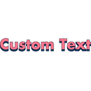 Pop Retro Text Style | Create Your Own - Custom text shirts, totes, bags and accessories