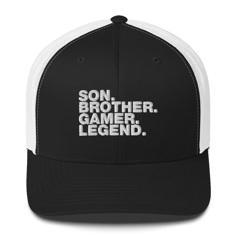 Son. Brother. Gamer. Legend. - Trucker Cap