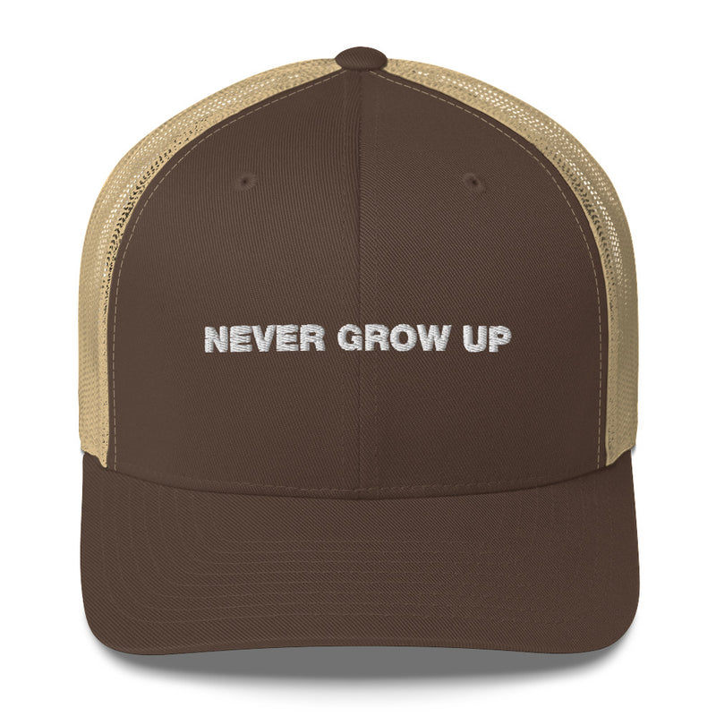 Never Grow Up - Trucker Cap