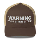 Warning This Bitch Bites! - Trucker Cap