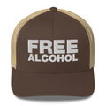 Free alcohol - Trucker Cap