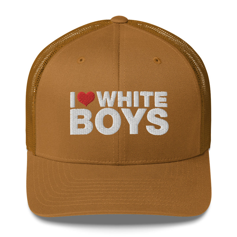 I Love White Boys - Trucker Cap