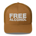 Free alcohol - Trucker Cap