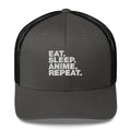 Eat Sleep Anime Repeat. - Trucker Cap