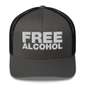 Free alcohol - Trucker Cap