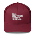 Son. Brother. Gamer. Legend. - Trucker Cap