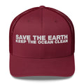 Save The Earth Keep The Ocean Clean - Trucker Cap