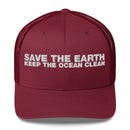 Save The Earth Keep The Ocean Clean - Trucker Cap