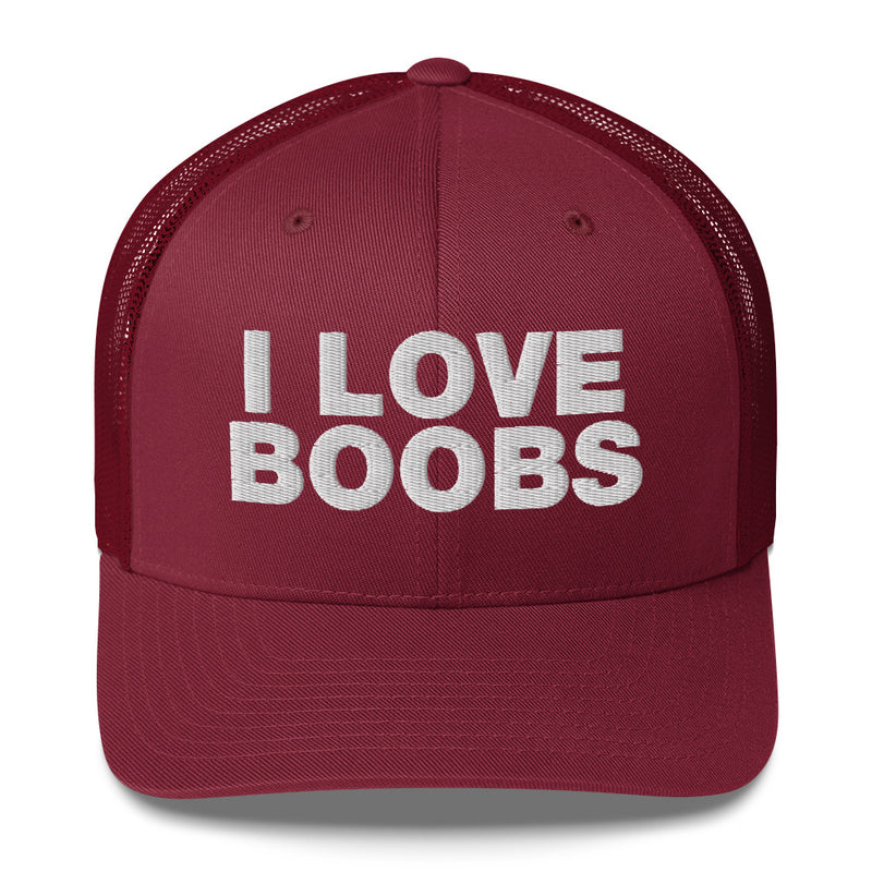 I love boobs - Trucker Cap