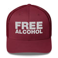 Free alcohol - Trucker Cap