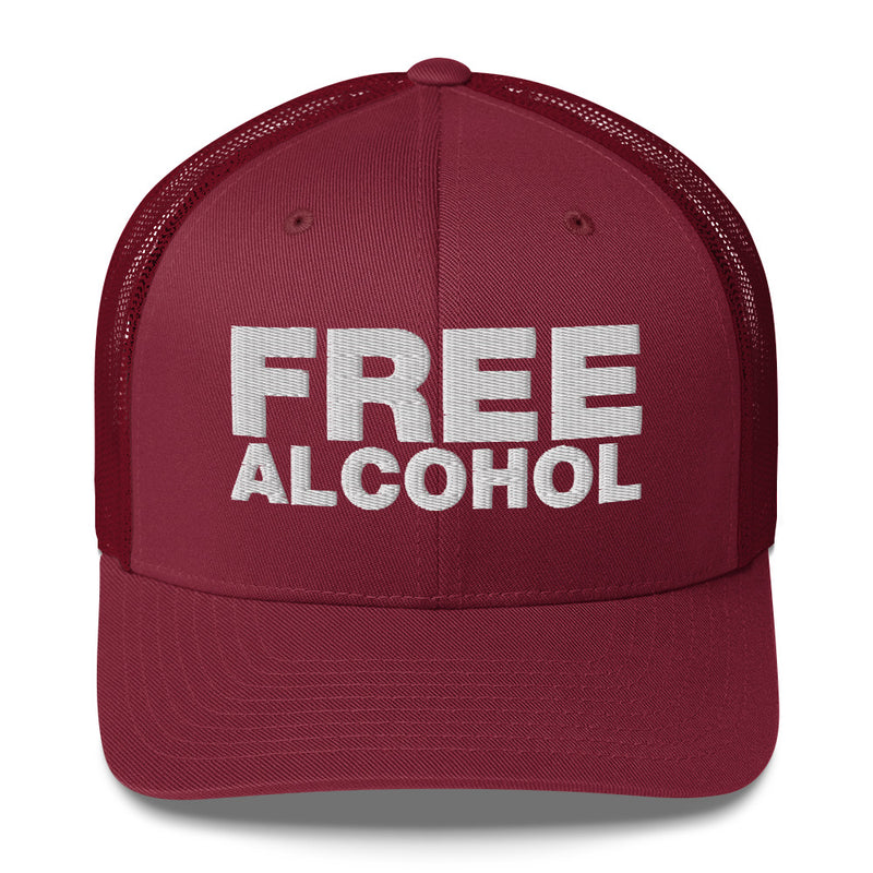 Free alcohol - Trucker Cap