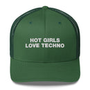 Hot Girls Love Techno - Trucker Cap