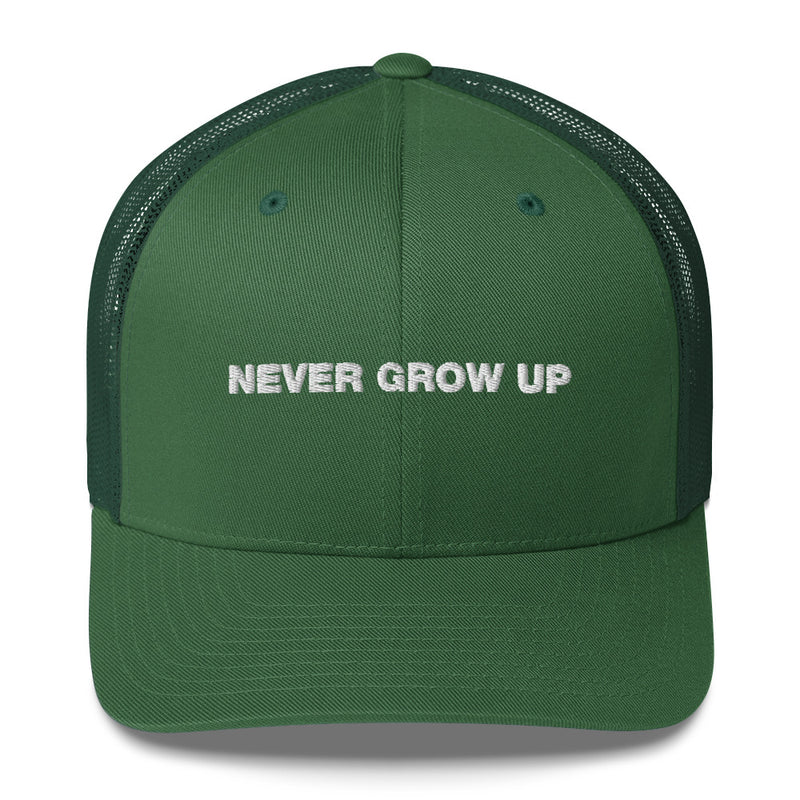 Never Grow Up - Trucker Cap