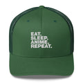 Eat Sleep Anime Repeat. - Trucker Cap