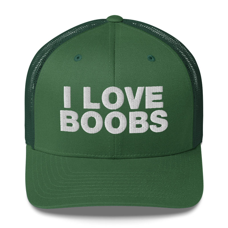 I love boobs - Trucker Cap