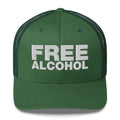 Free alcohol - Trucker Cap