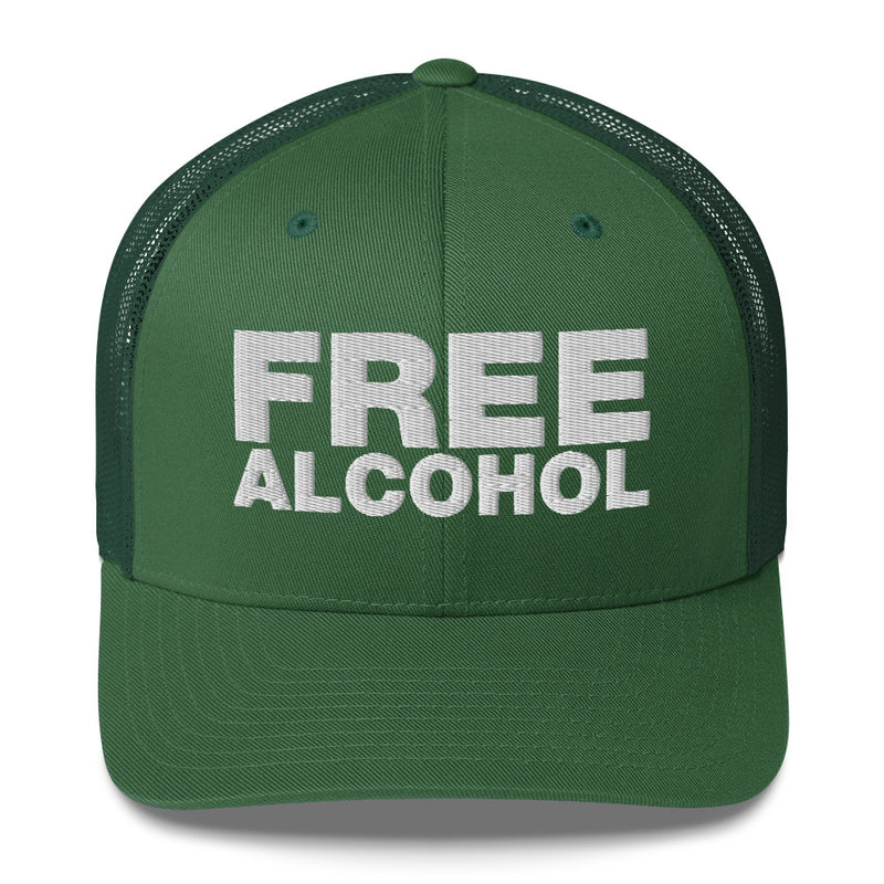 Free alcohol - Trucker Cap