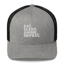 Eat Sleep Anime Repeat. - Trucker Cap